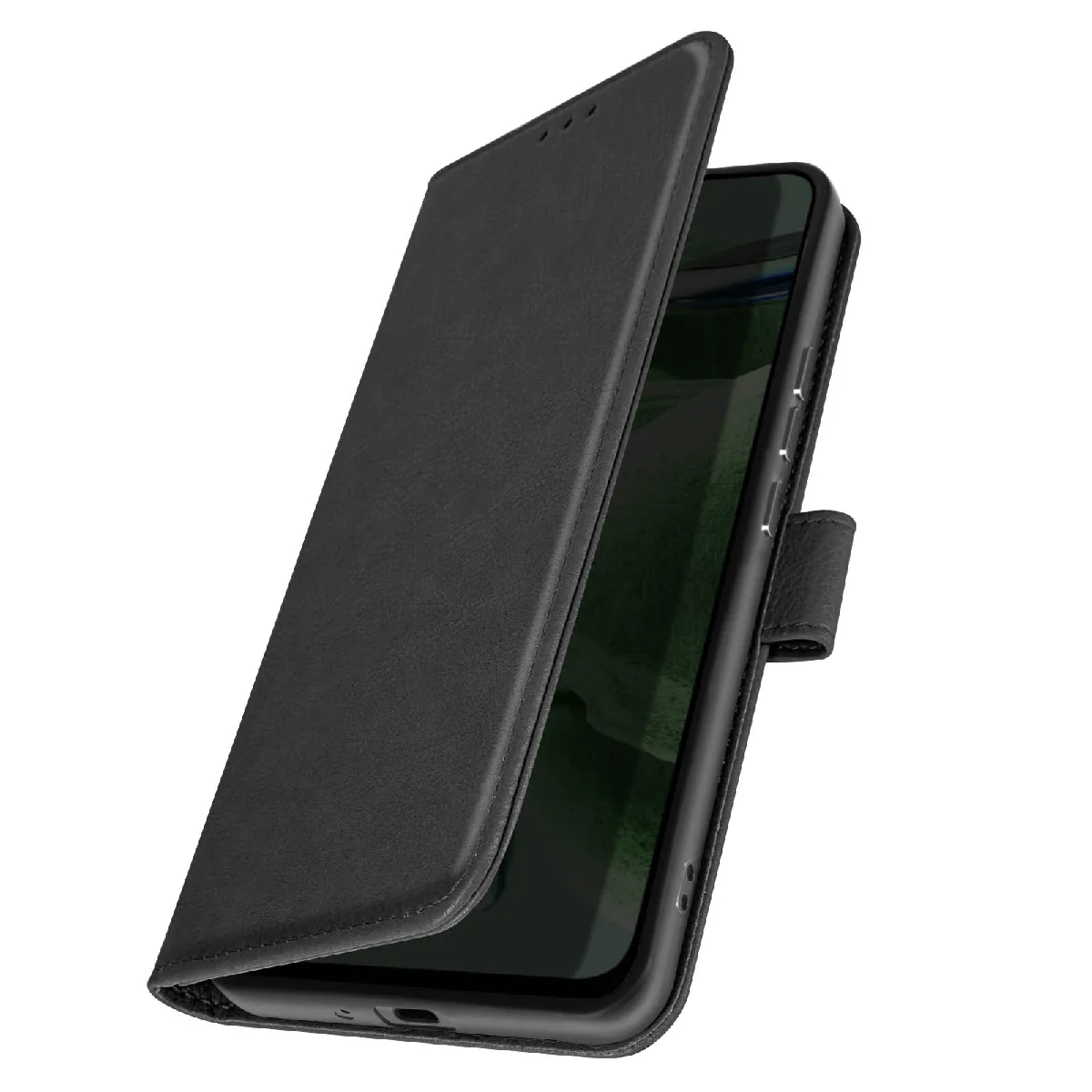 Étui Pour Honor 90 Smart Portefeuille Et Support Vidéo Noir