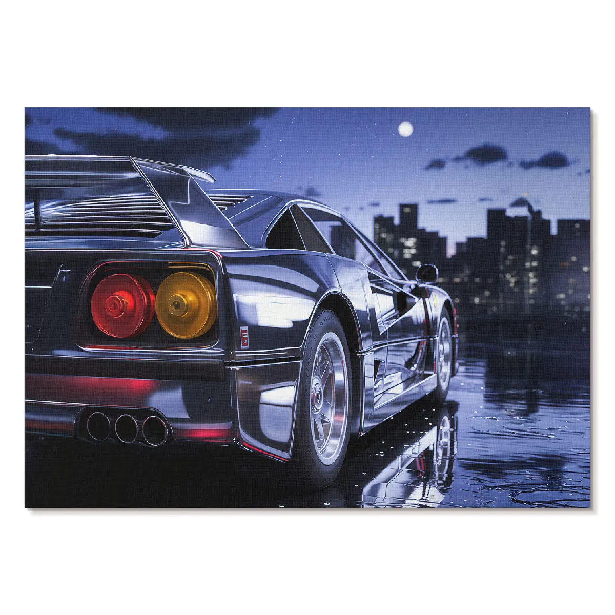 Affiche décoration Tulup Format A4 Voiture De Sport Artiste Veil 21