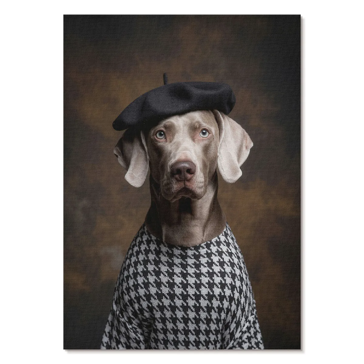 Affiche décoration Tulup Format A4 Chien Artistique Projet artistique Project Concept