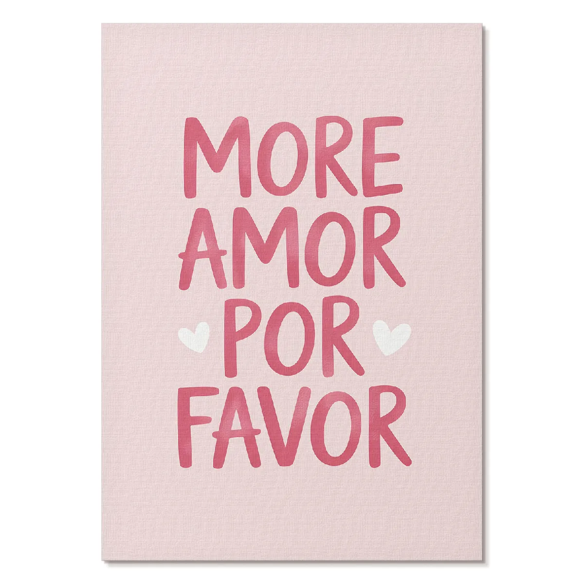 Affiche décoration Tulup Format A4 Texte D'amour Studio Bright Room