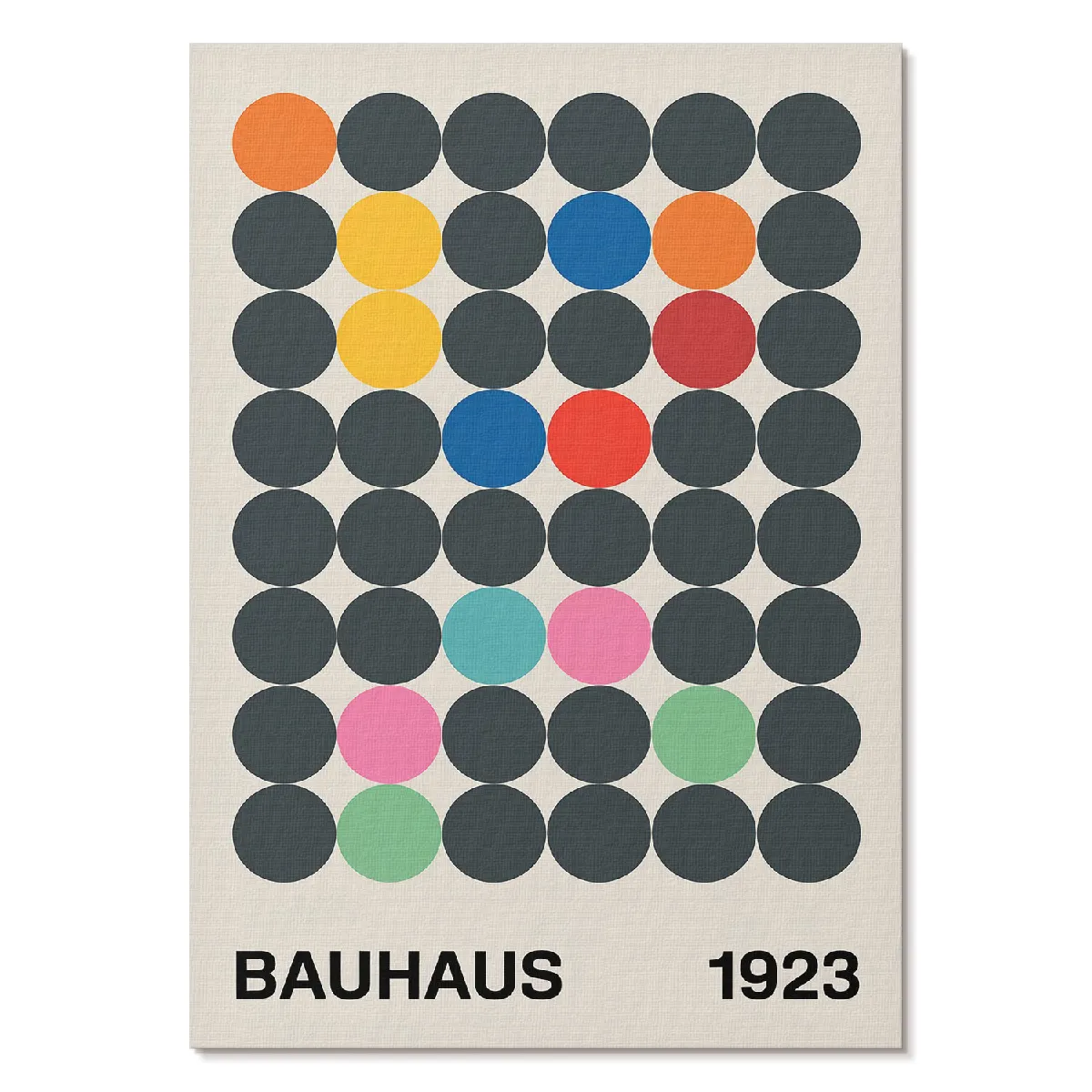 Affiche décoration Tulup Format A4 Abstraction Du Bauhaus Artiste Michał Nowak
