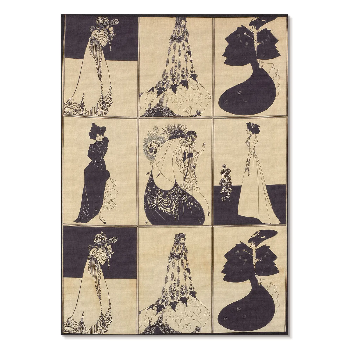 Affiche décoration Tulup Format A4 Panneau Artiste Aubrey Beardsley