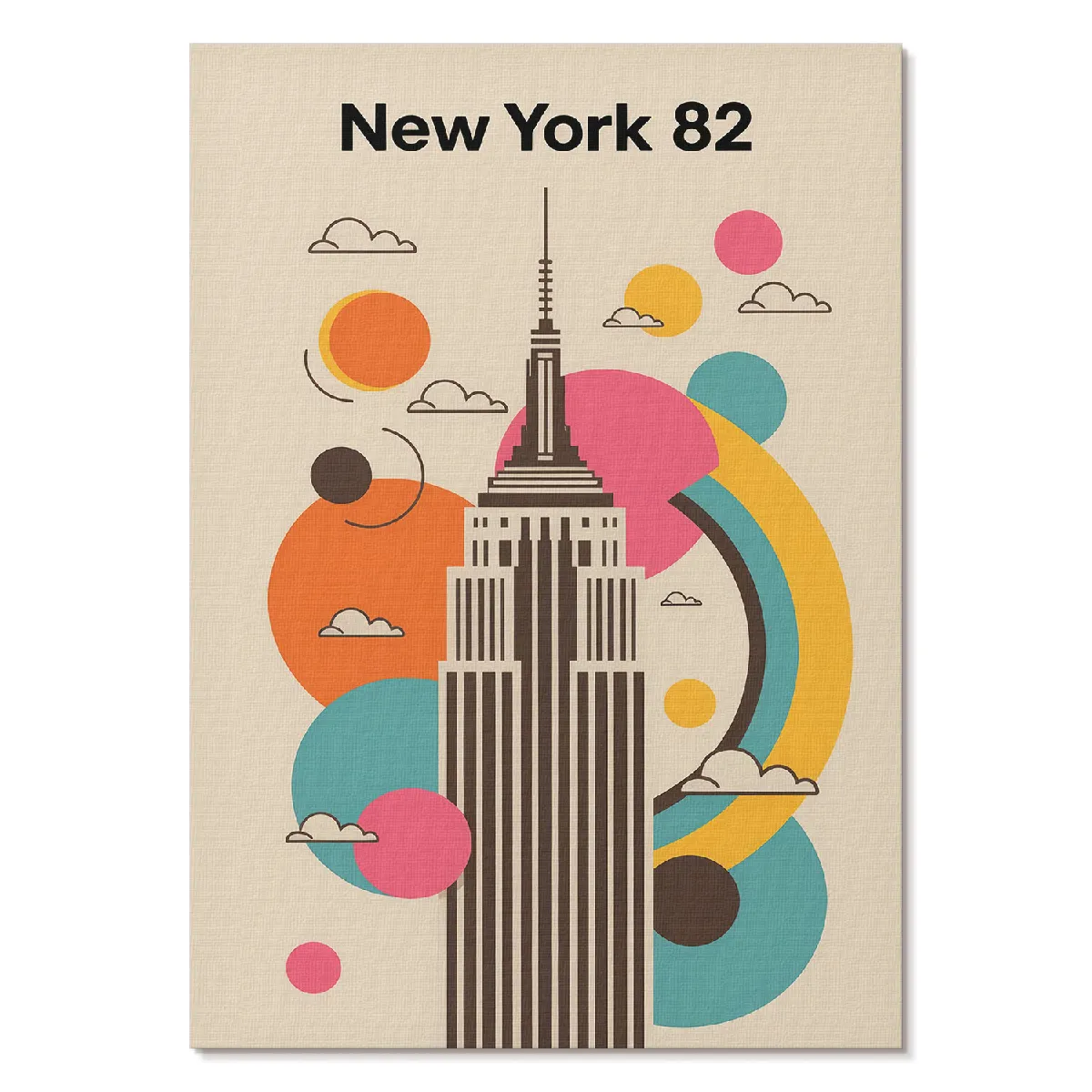 Affiche décoration Tulup Format A4 New York Artiste Marcin Lewandowski