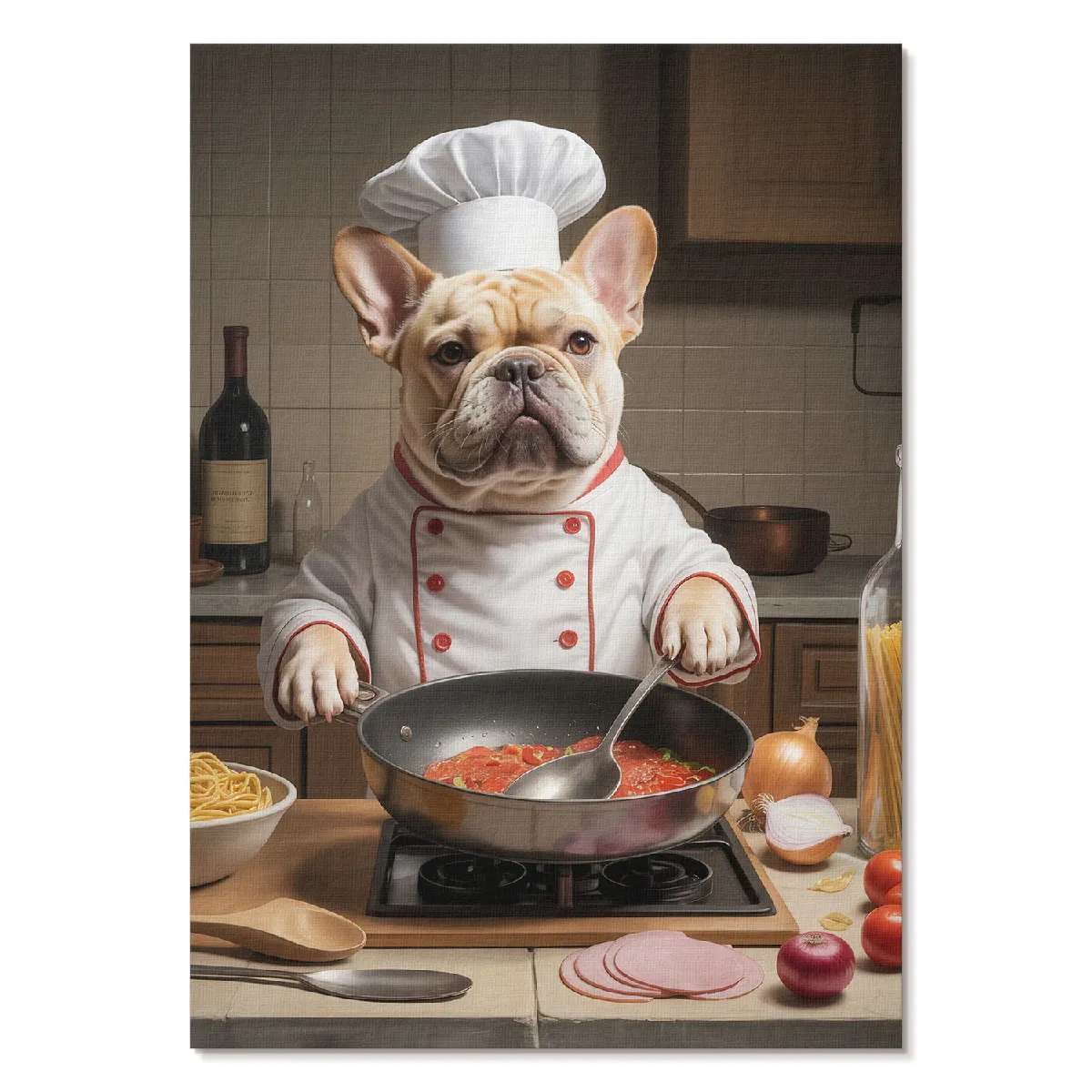 Affiche décoration Tulup Format A4 Chef Pour Chiens Formation artistique ZeroOne