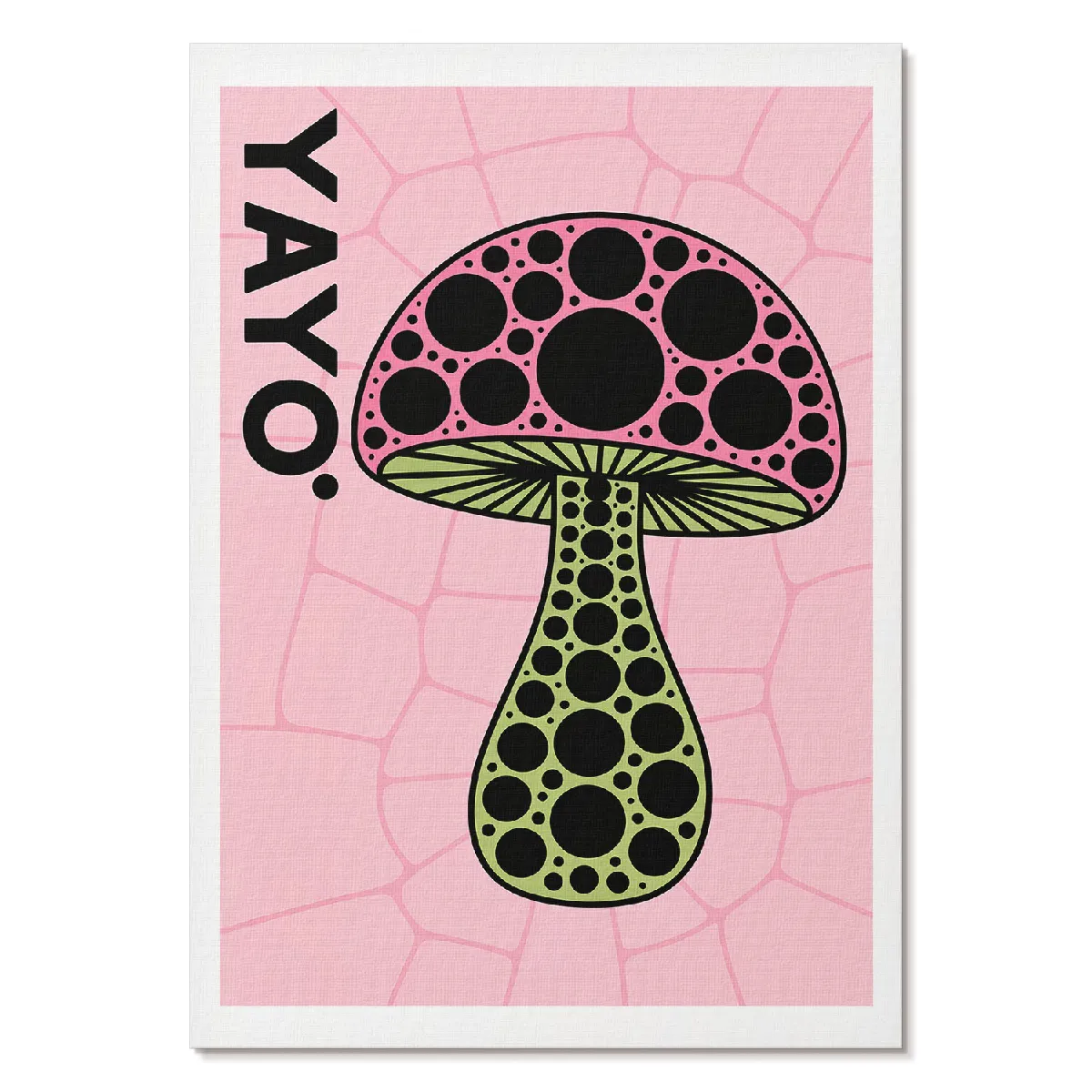 Affiche décoration Tulup Format A4 Graphiques De Champignons Artiste Abece