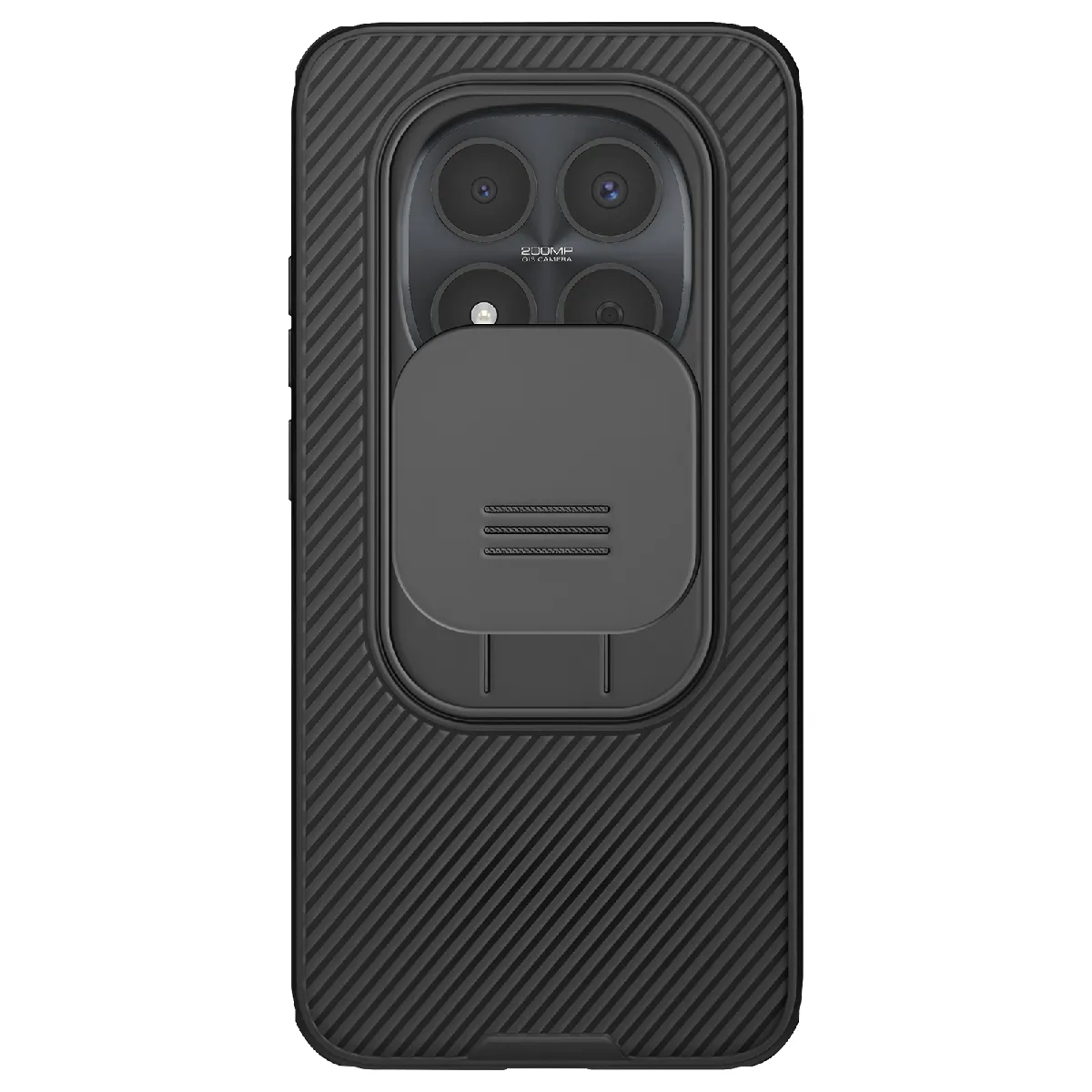 Coque Pour Redmi Note 15 Pro Modèle Camshield Pro Avec Cache Caméra Coulissant Noir Nillkin