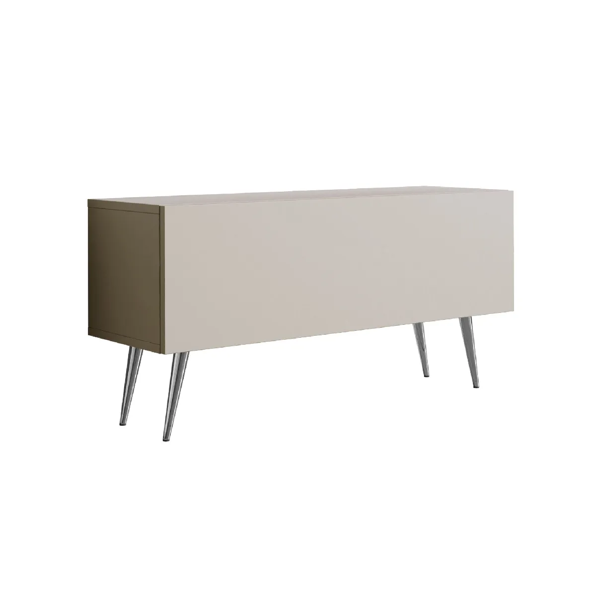 Meuble TV: Cachemire, Pieds Chromés, 100 x 52 x 32 cm