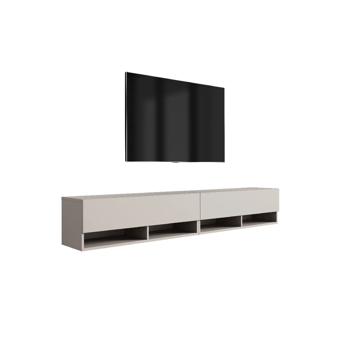 Meuble TV 200 (2 x 100) cm Cachemire, 200 x 32 x 52 cm