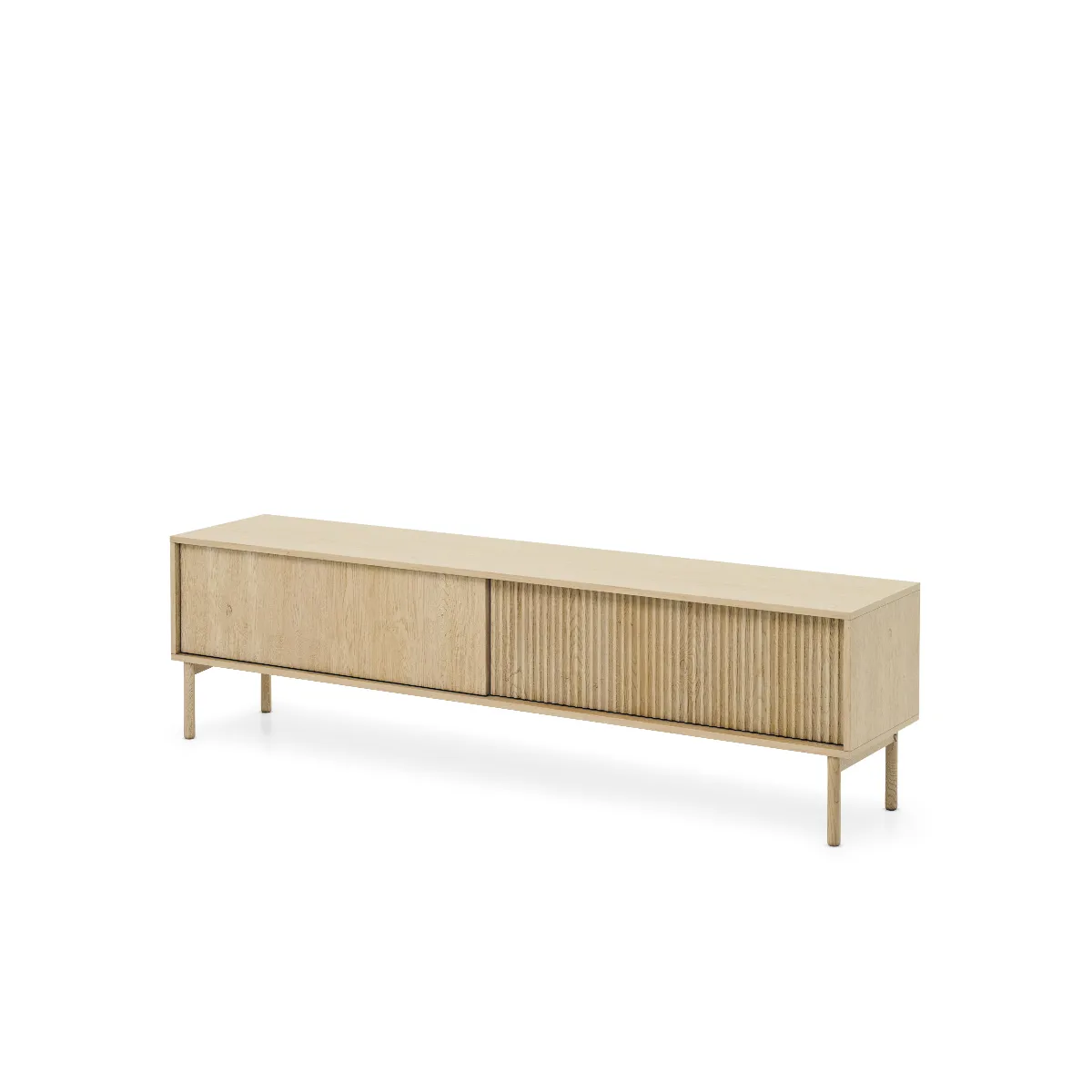 Meuble TV, Chêne Cremona, 187,1 x 51,8 x 39,5 cm