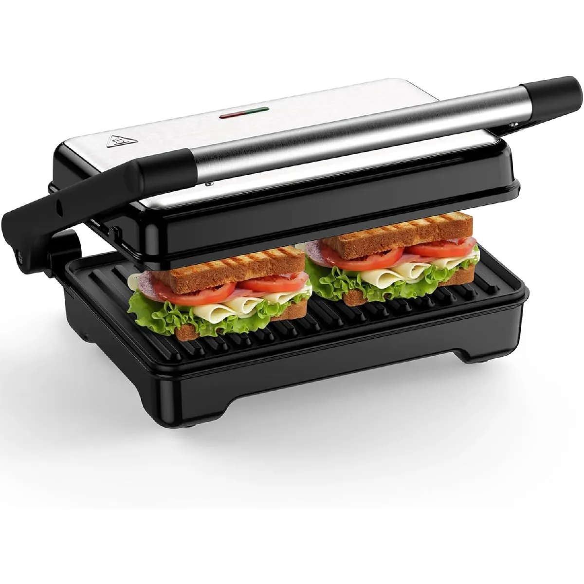 Grill 1500w Ouverture 180° Noir