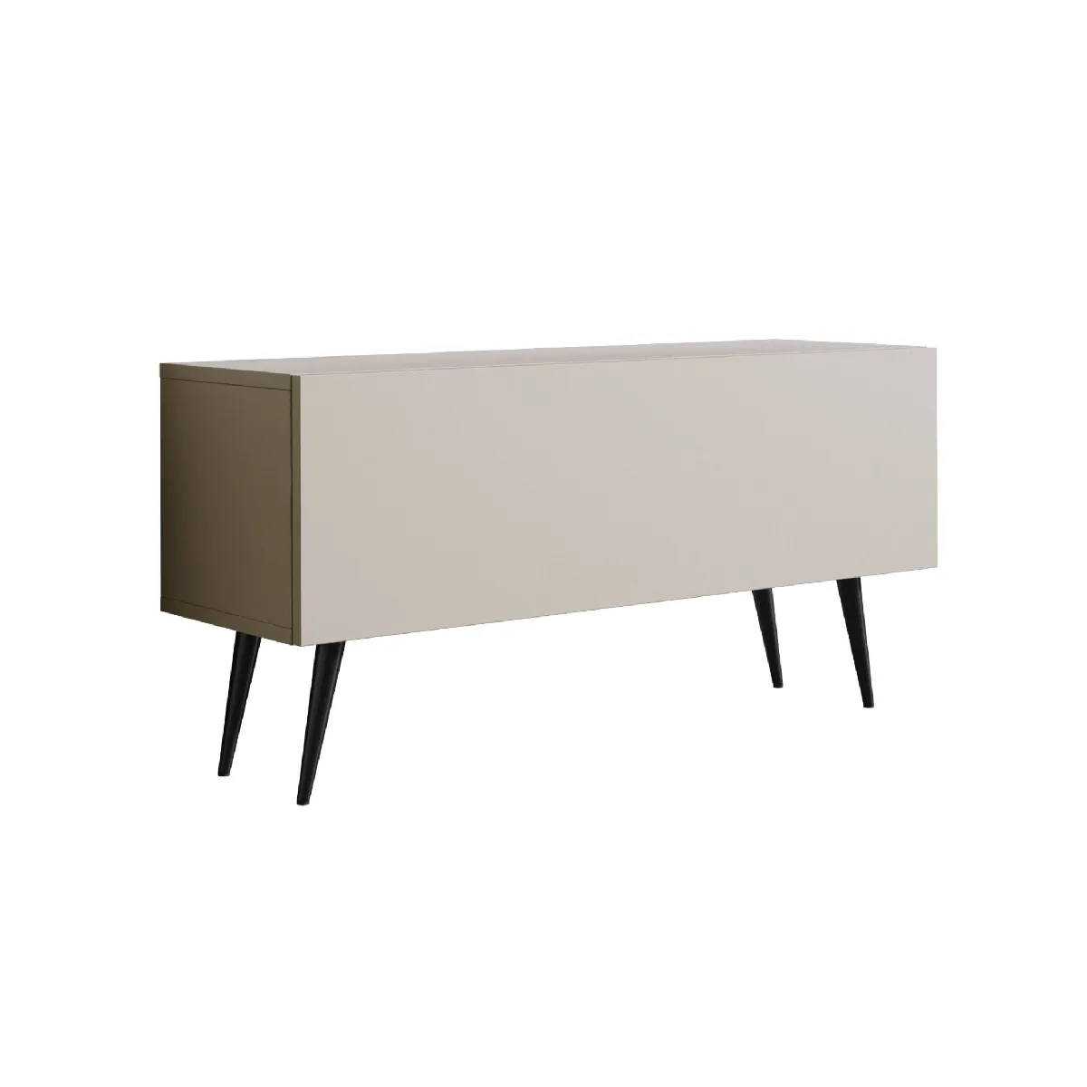 Meuble TV: Cachemire, Pieds Noirs, 100 x 52 x 32 cm