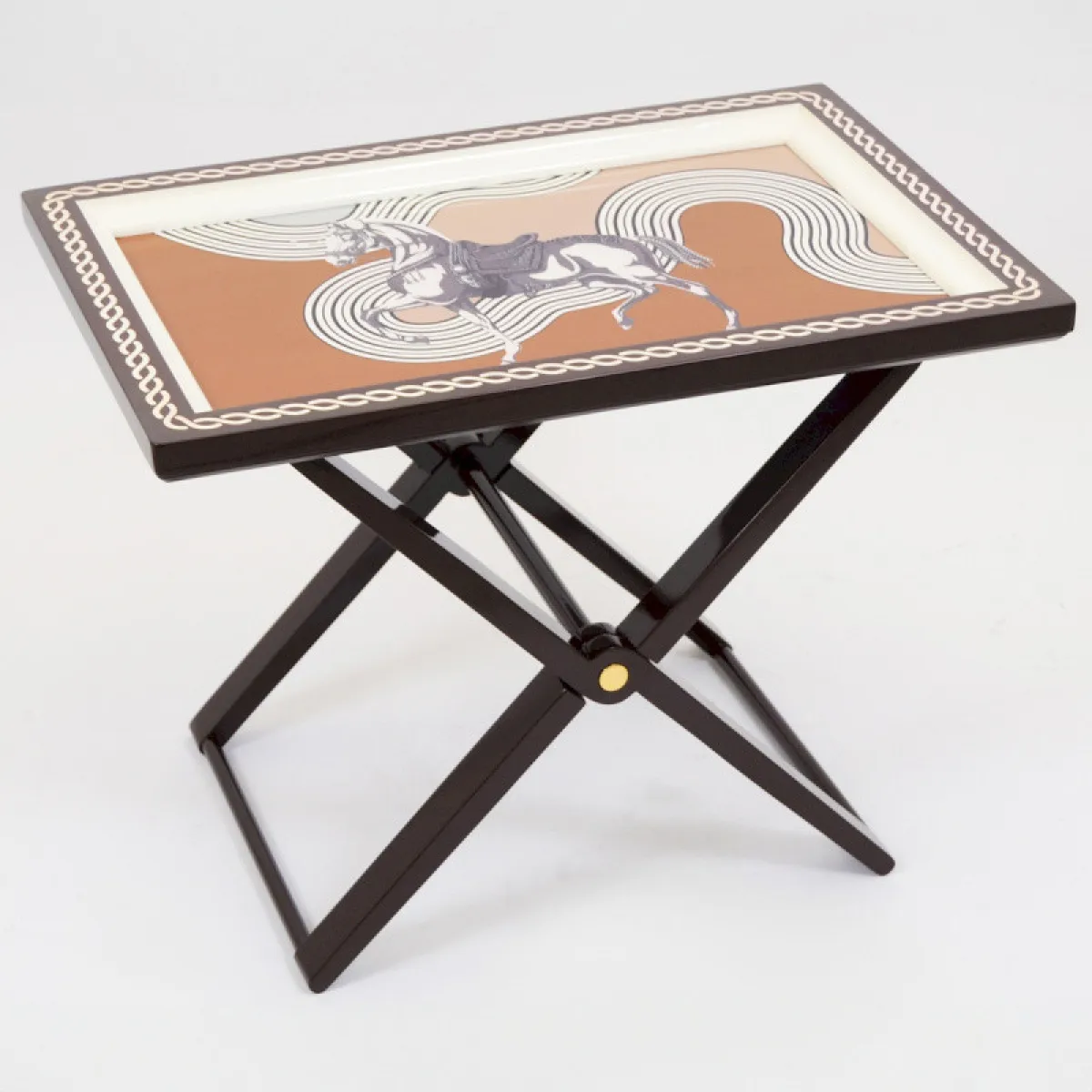 Desserte en bois GISELLA motif cheval