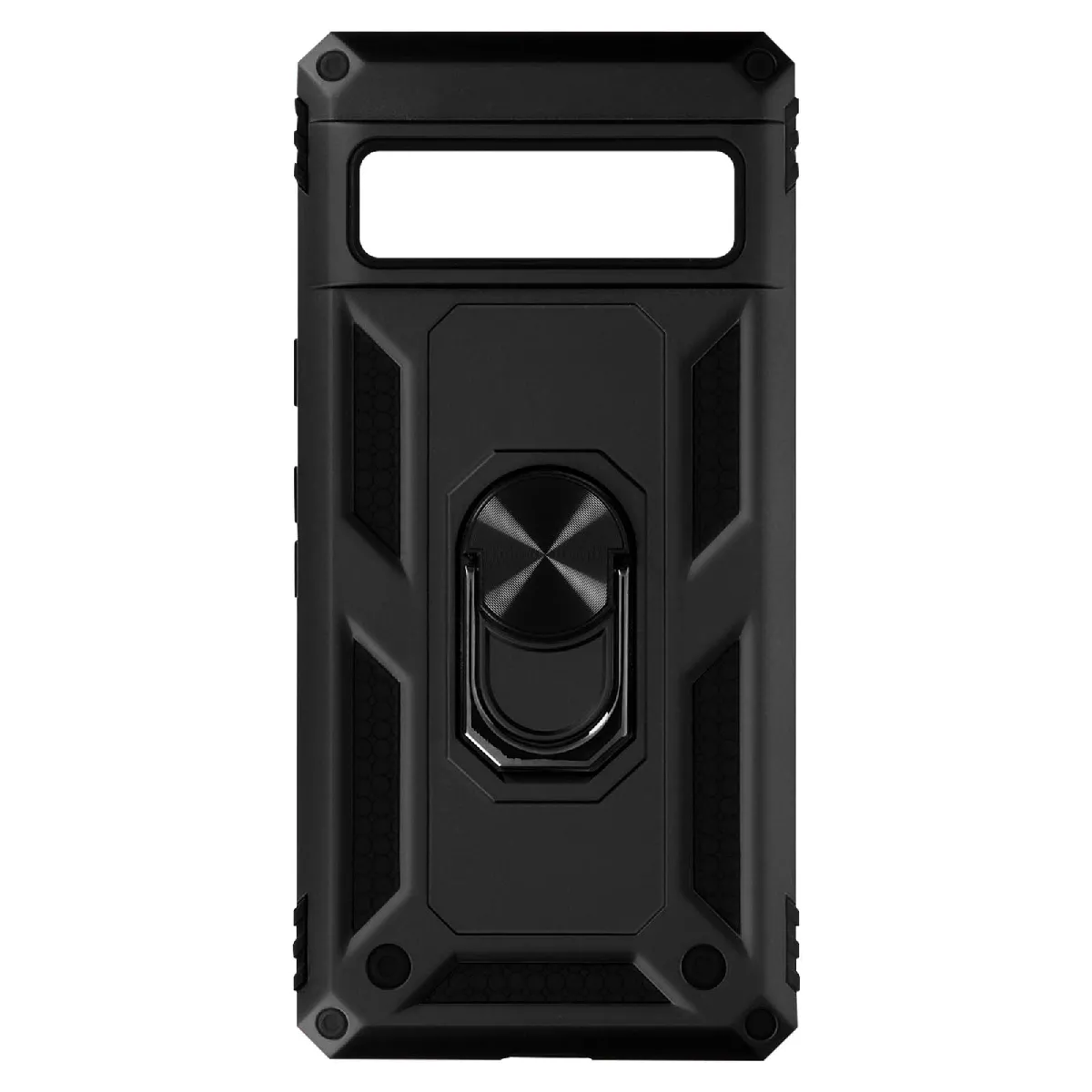 Coque Pour Google Pixel 7 Ultra Rigide Bague Support Noir