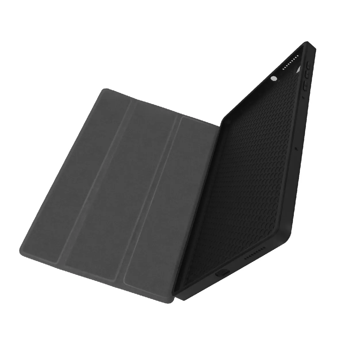 Étui Avizar Housse Lenovo Tab M10 Hd Gen 2 10.1 Pouces Noir Simili Cuir
