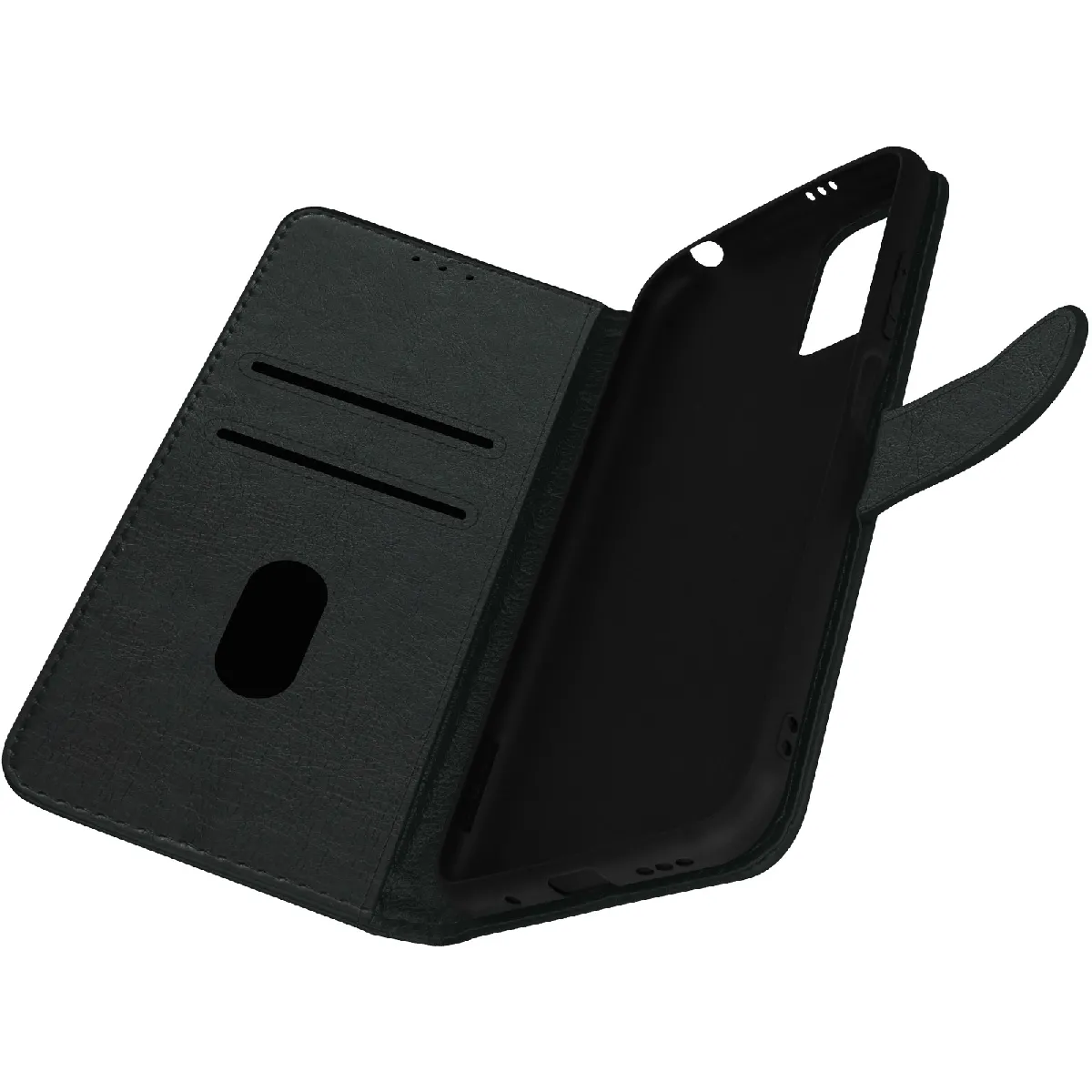 Étui Pour Xiaomi Redmi Note 10 5g/poco M3 Pro Porte-carte Fonction Support Noir
