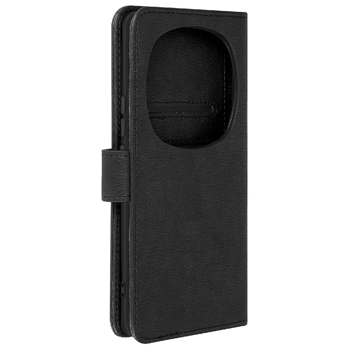 Étui Pour Honor Magic 6 Pro 5g Clapet Portefeuille Et Support Vidéo Noir
