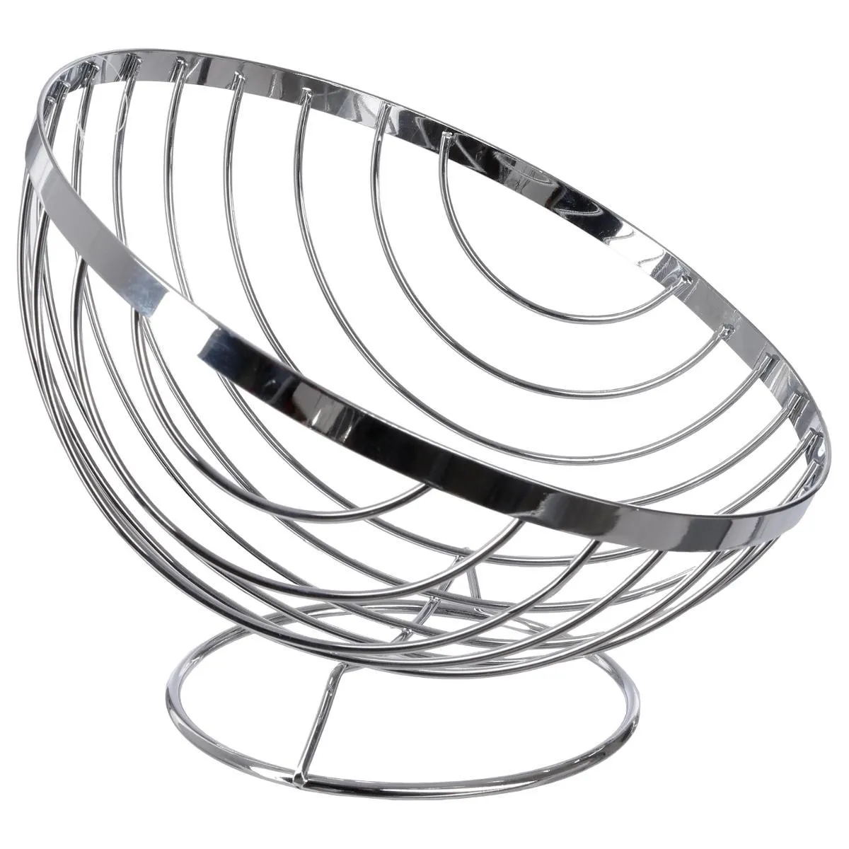 Corbeille En Acier Chromé "oblik" 26,5cm - 5five