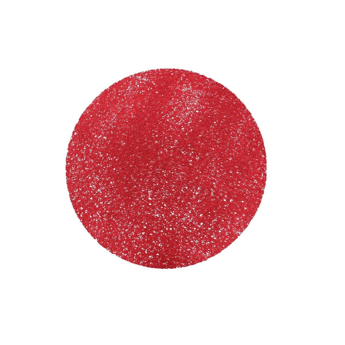 Set De Table Rond "tortilla" 38cm Rouge