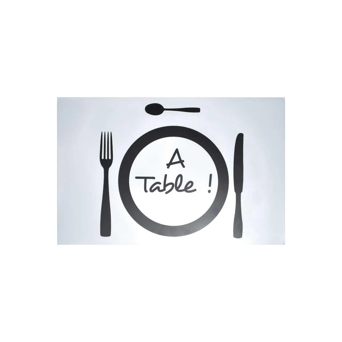 Set De Table "a Table!" 28x44cm Transparent