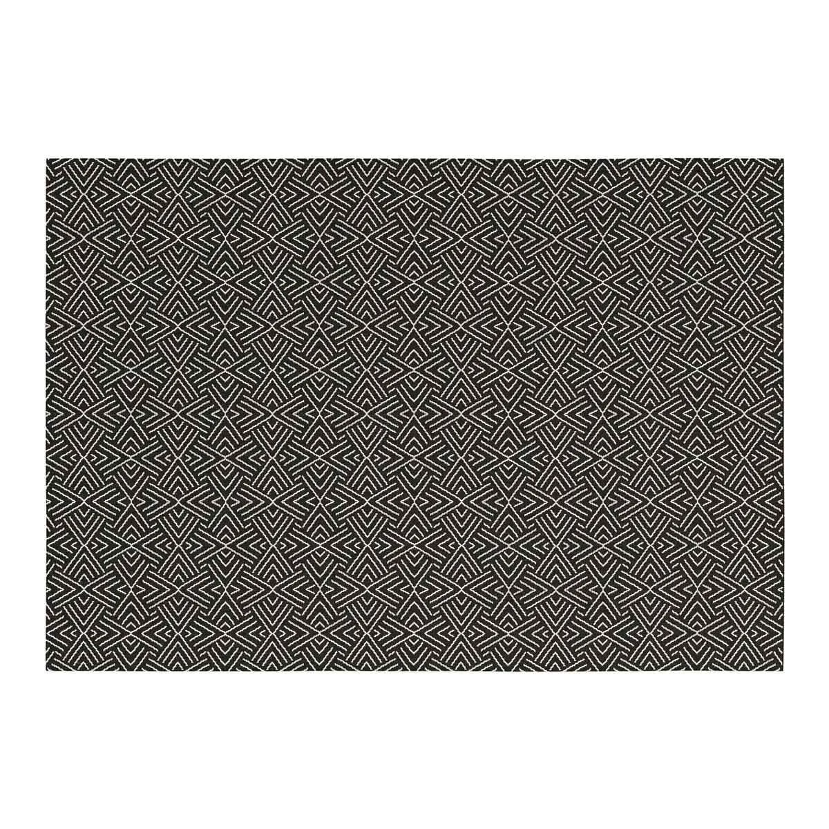 Tapis Tissé Déco "aztek" 120x170cm Noir