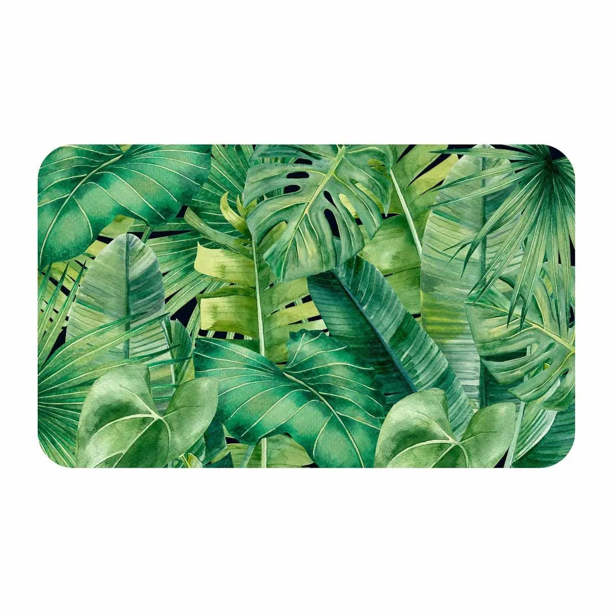 Tapis Imprimé "adriana" 45x75cm Vert