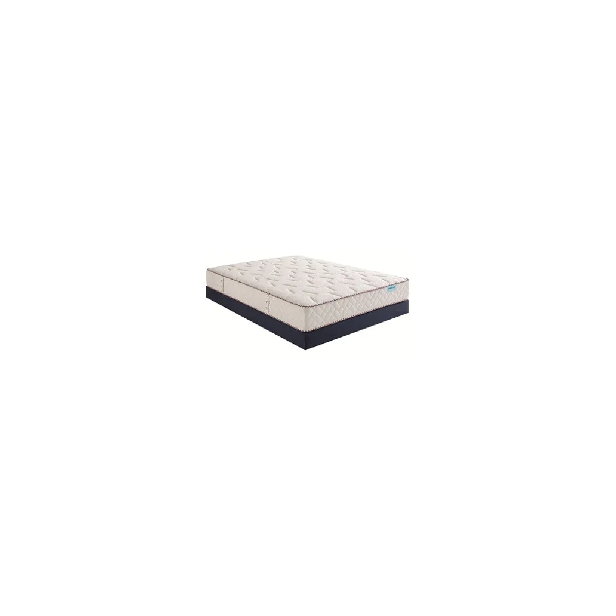 Ensemble Matelas Ressorts Ensachés Victorine + Sommier Stylo Ii 140x190 Merinos