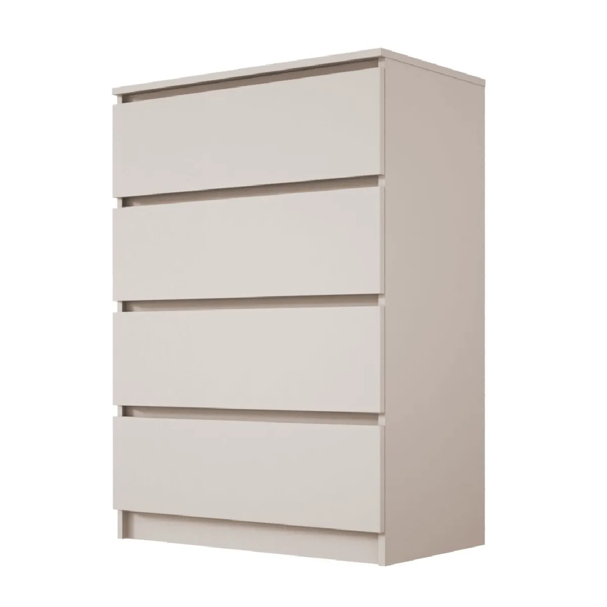 Commode 4 tiroirs, cachemire, 70 x 39 x 101 cm
