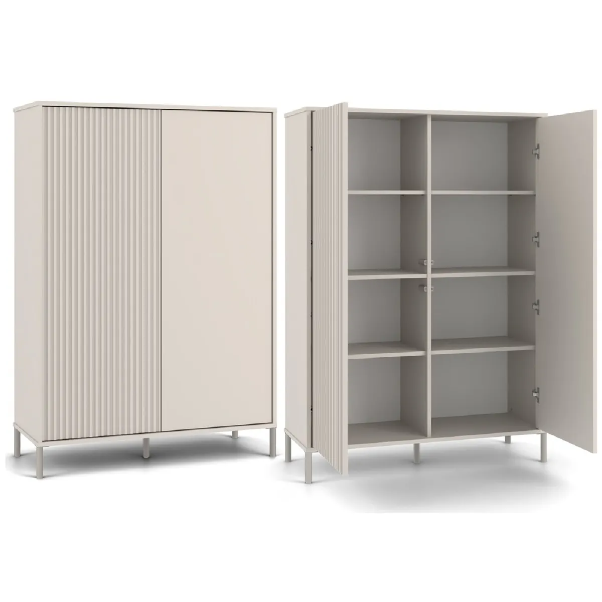 Commode haute, cachemire / beige, 103,5 x 147,5 x 40 cm
