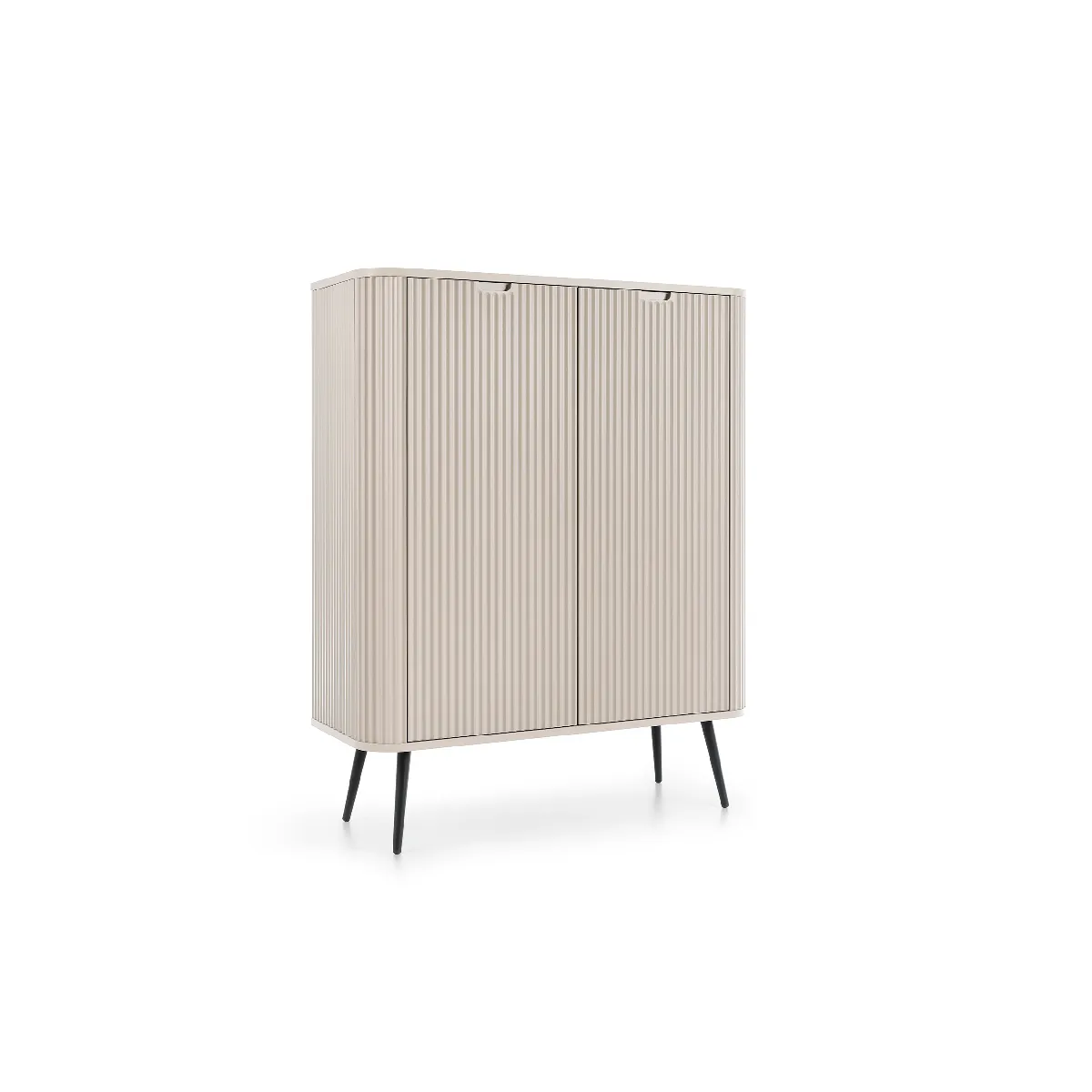 Commode: cachemire, pieds noir, 103 cm x 129 cm x 39 cm