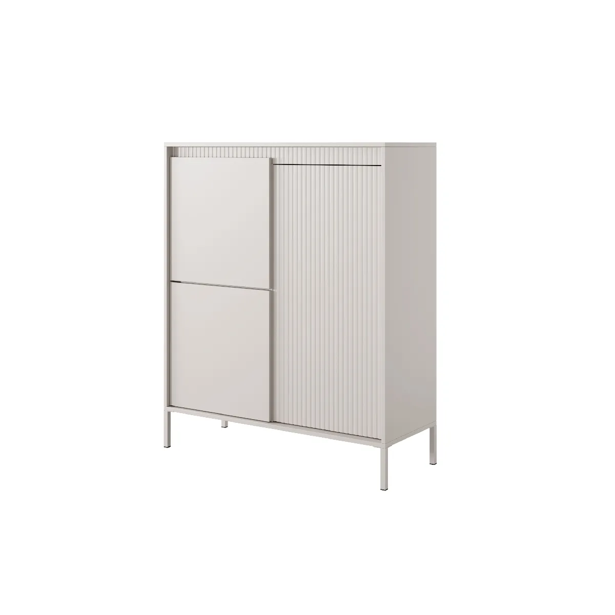 Buffet: 3 Portes, Cachemire, 123,4 X 103,5 X 39,5 Cm