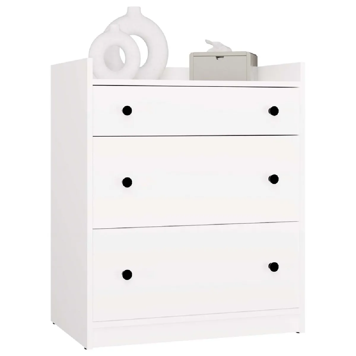 Commode, blanche, 70 x 84 x 46 cm