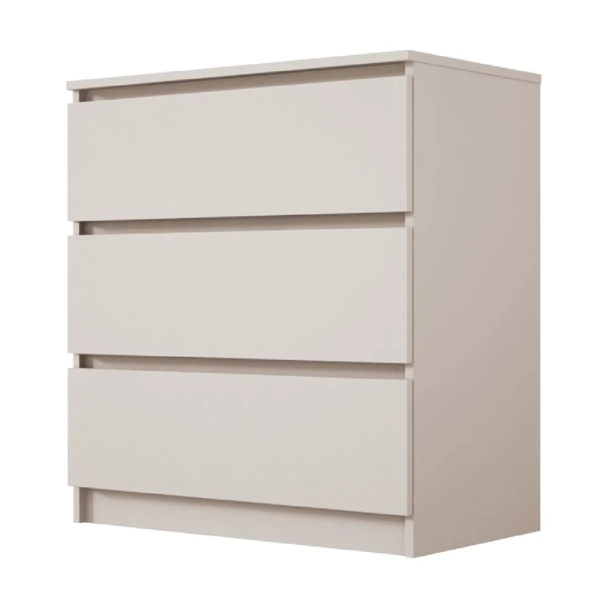 Commode 3 tiroirs, cachemire, 70 x 39 x 79 cm