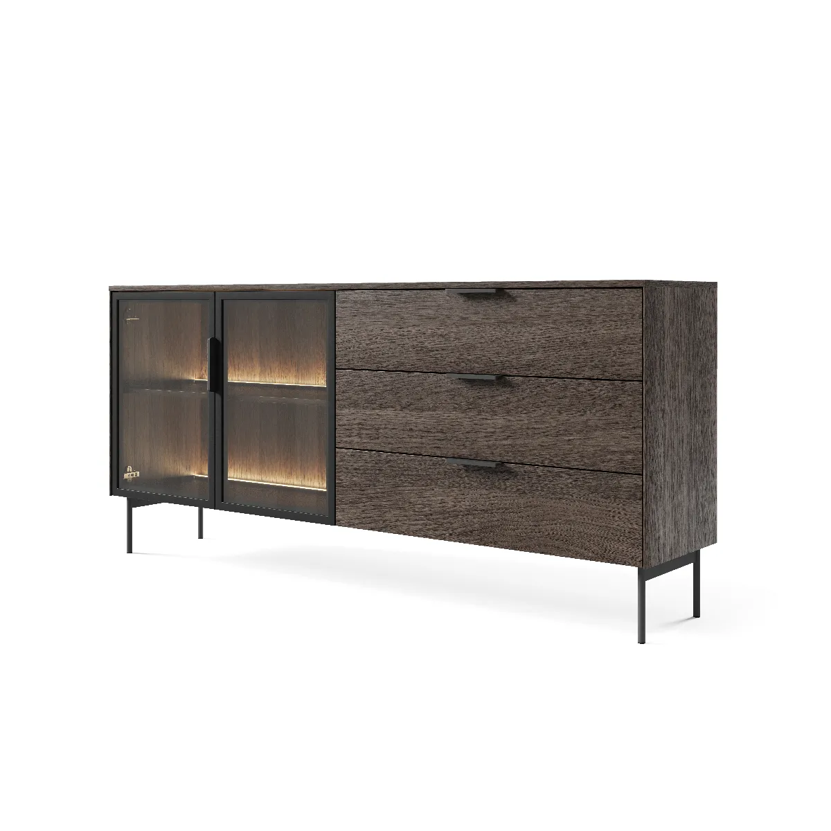 Buffet: chêne Dunin, 181,3 x 82,6 x 39,3 cm