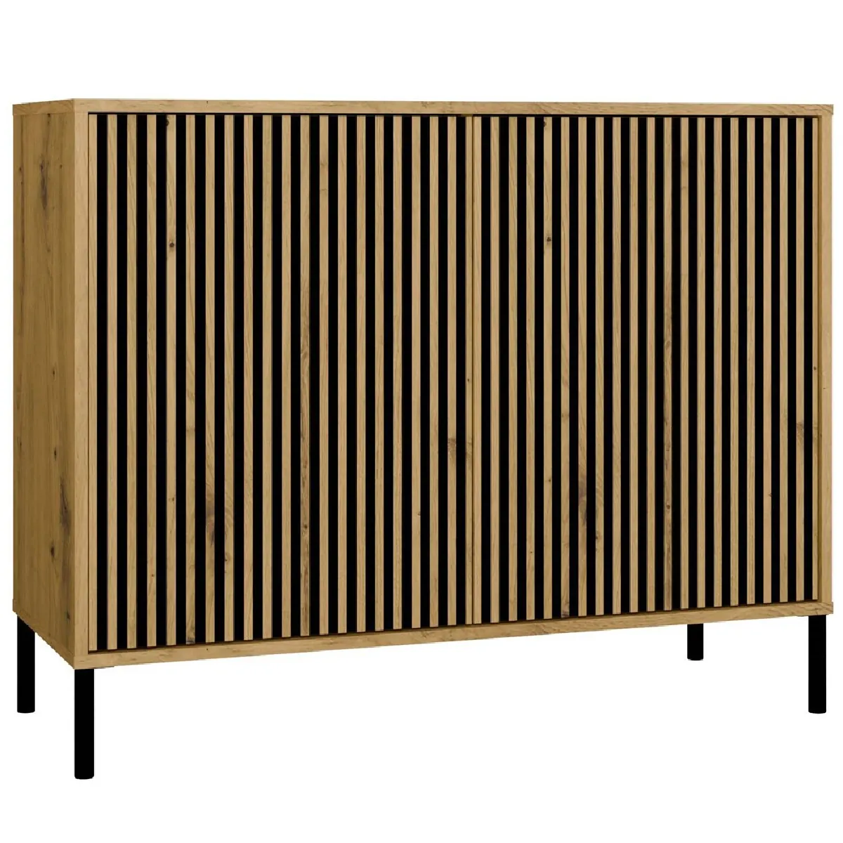 Commode, chêne Artisan, 103,5 x 82,5 x 40 cm