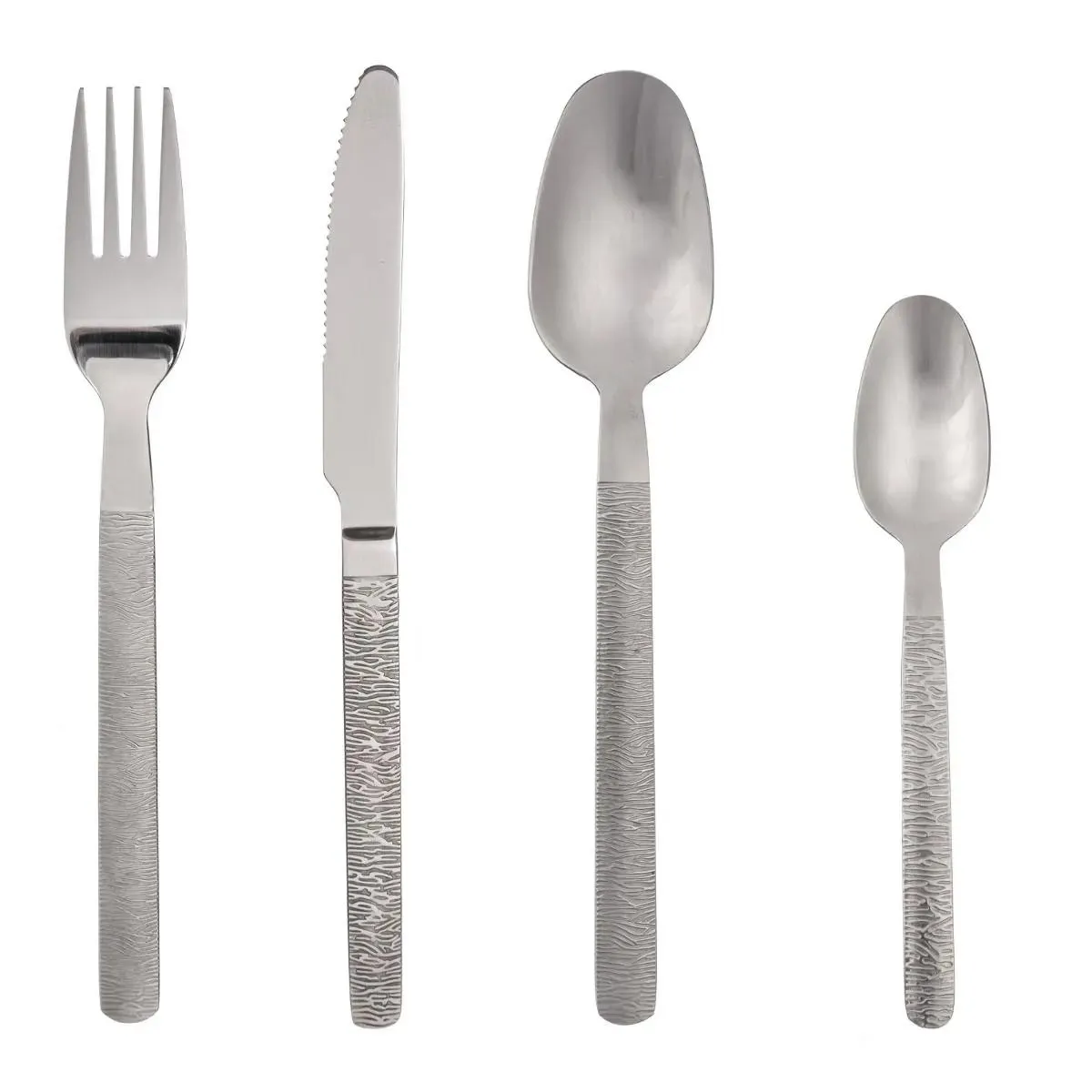Ménagère En Inox 24 Pièces Jungle - Sg Secret De Gourmet