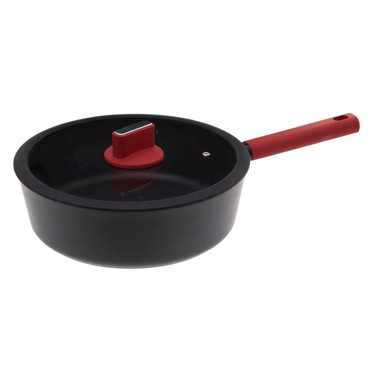 Sauteuse en Aluminium Forgé "Silitop" 47cm Noir