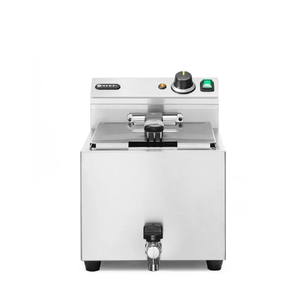 Friteuse Professionnelle Profi Line avec robinet de vidange - 10L - 400V - Hendi
