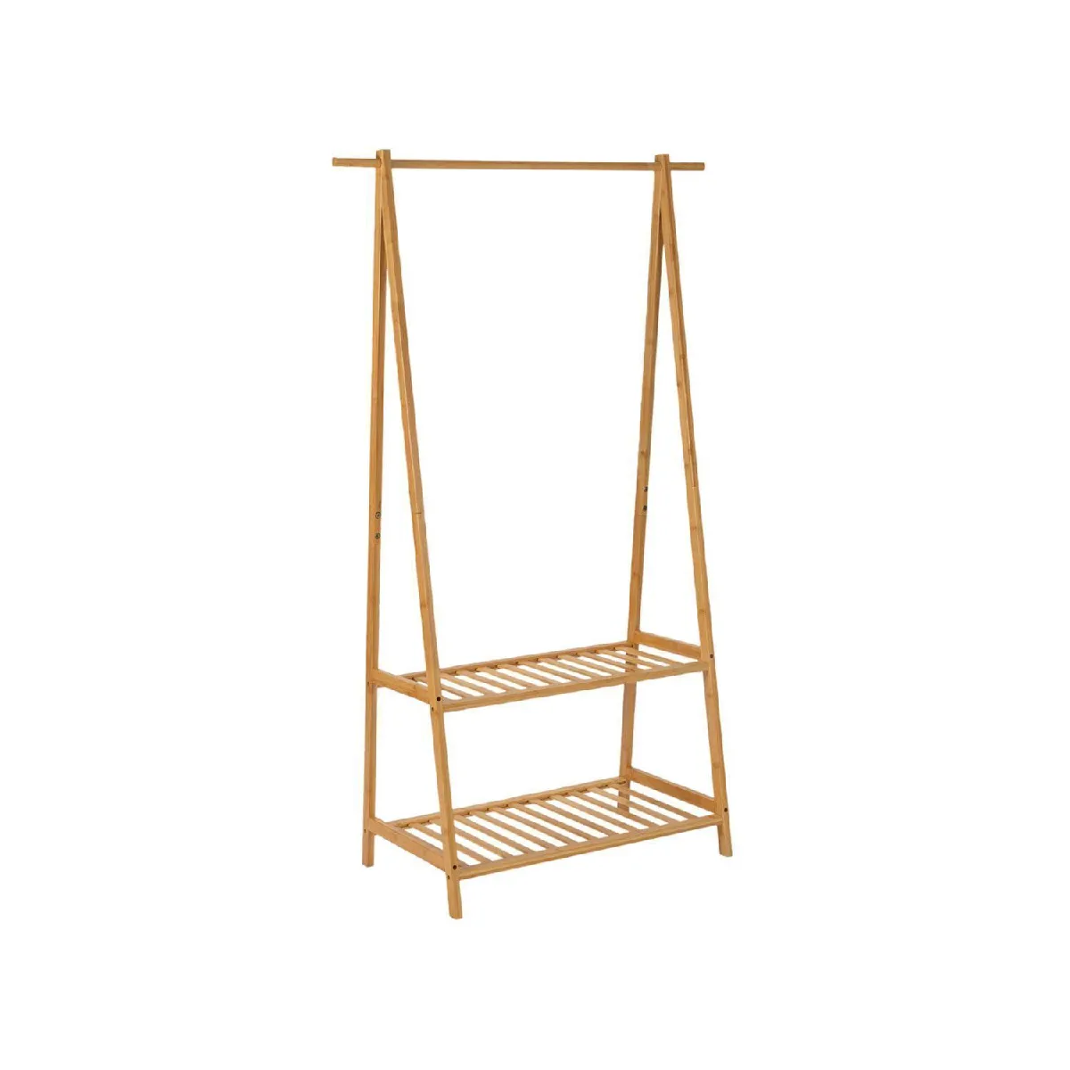 Porte-manteaux bambou 90x43,5x153cm