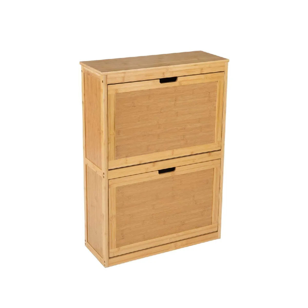 Armoire à chaussures bambou 63x24x81 cm
