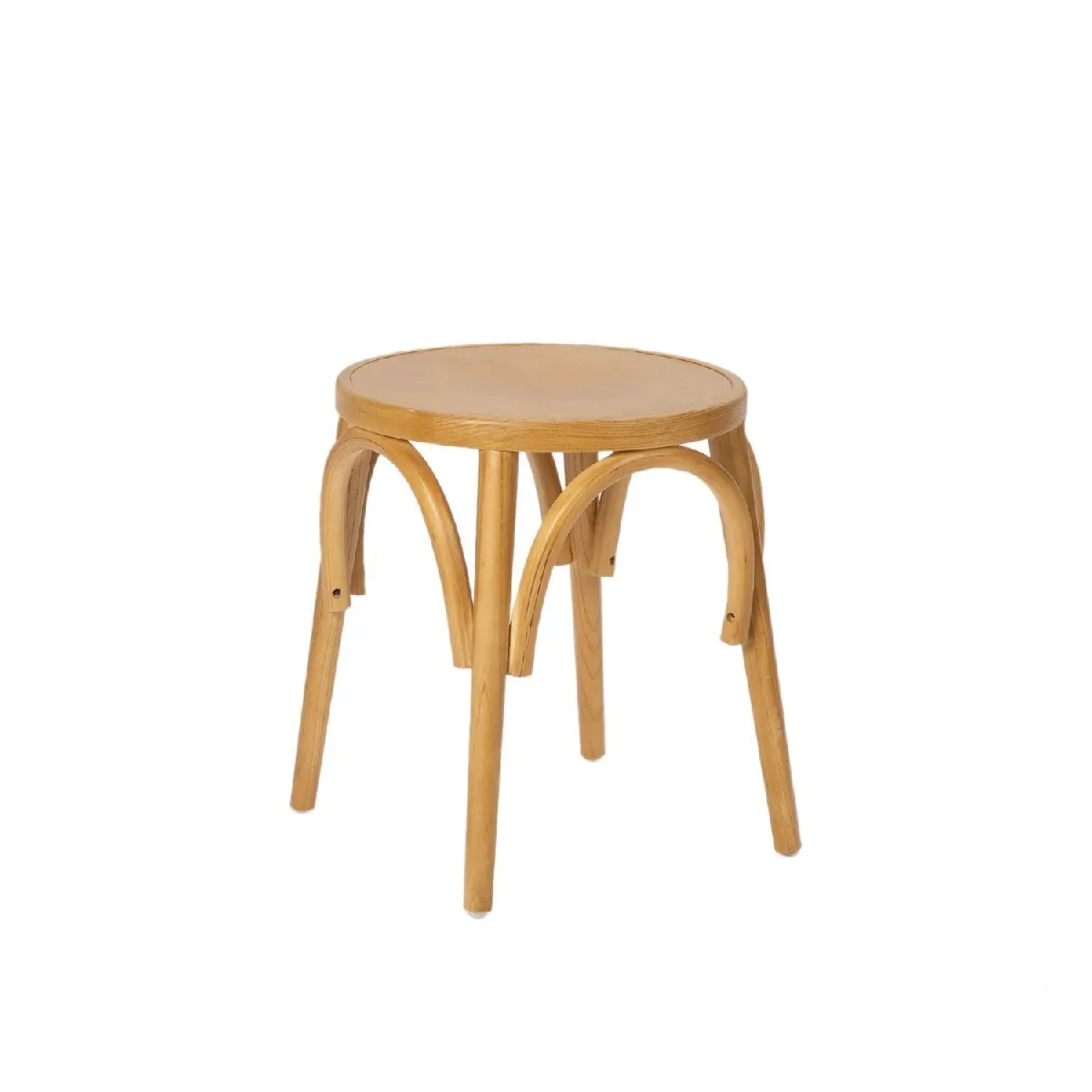 Table tabouret bois olmo 40x46cm