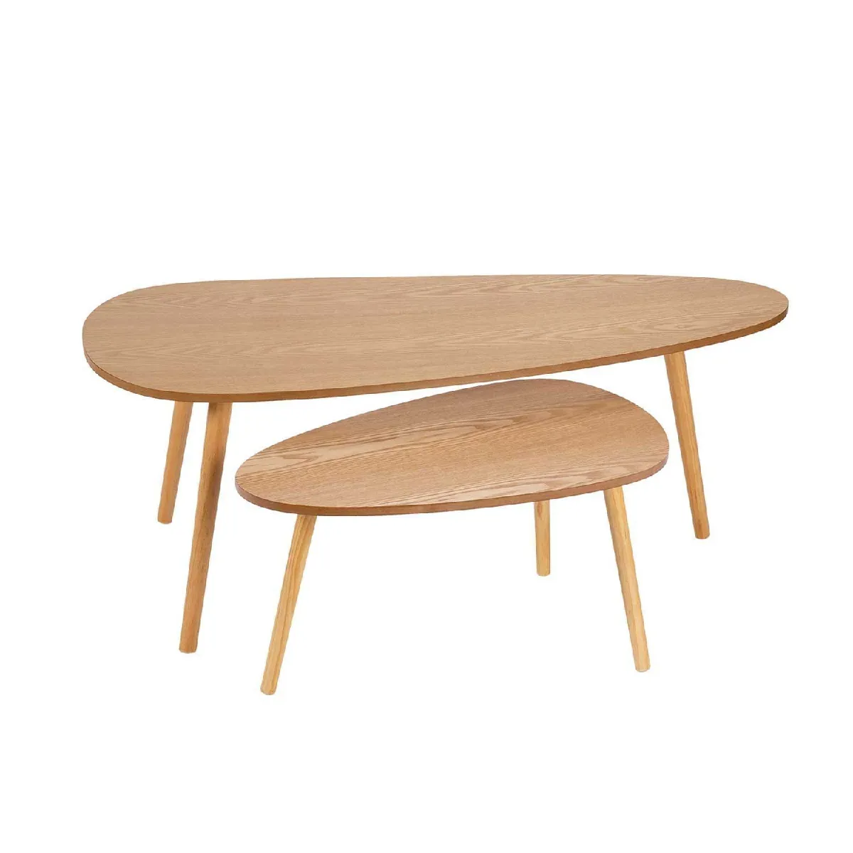 S/2 tables nido auxilares m.frêne