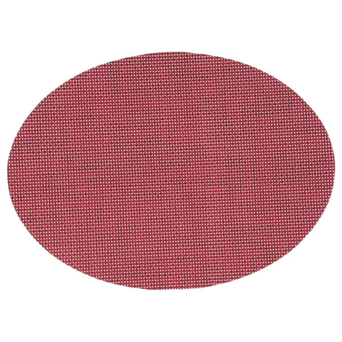 Set De Table Ovale "maoli" 35x48cm Rouge