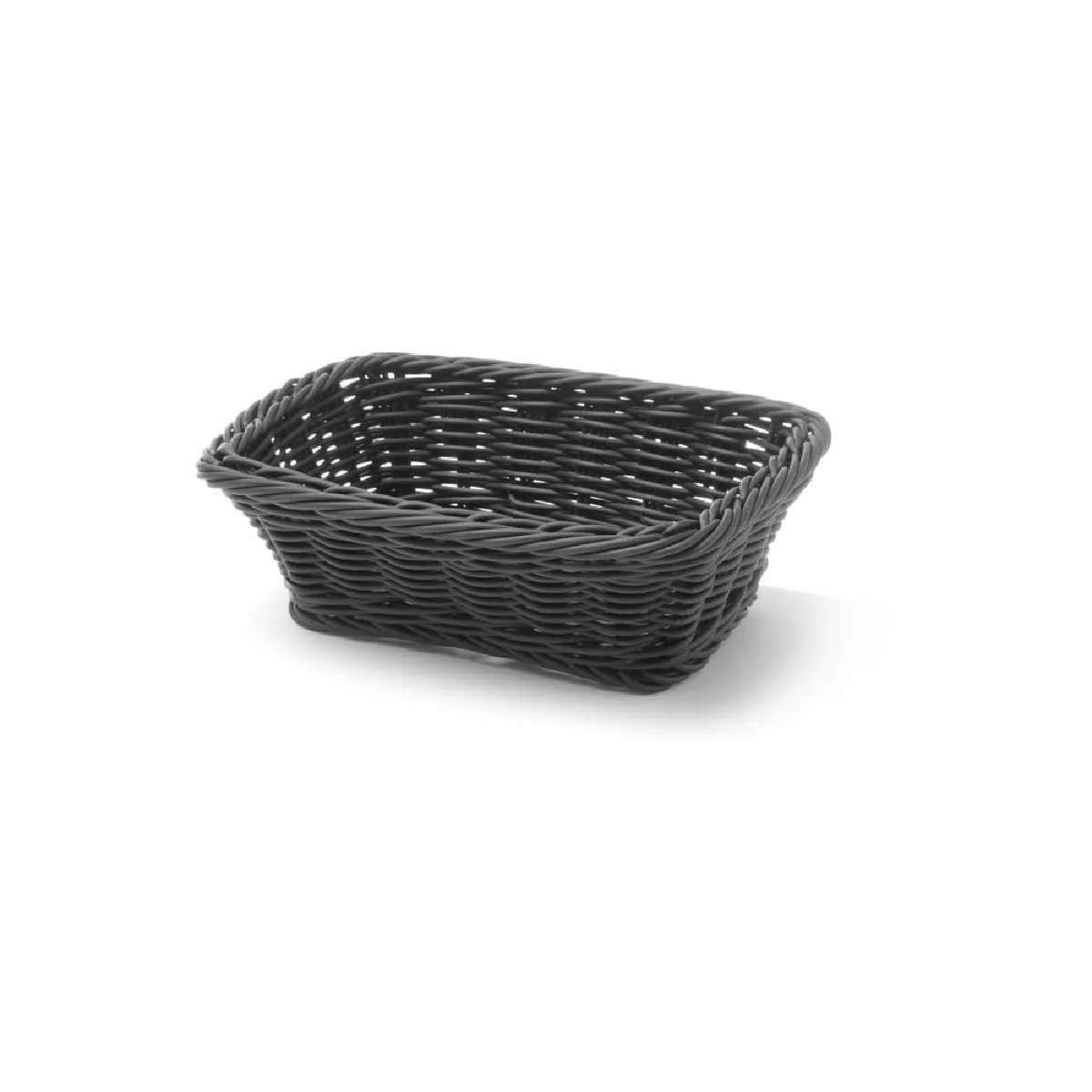 Corbeille À Pain Rectangulaire En Polypropylène, Noire, 190 X 130 X 60 Mm - Hendi 426791