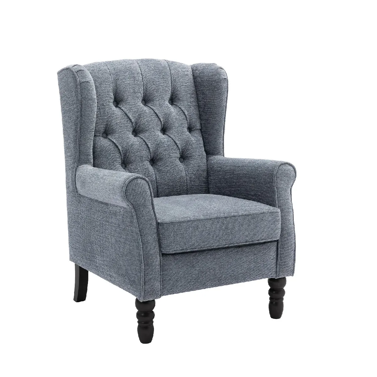 Fauteuil Design Minimaliste, Confort et Style pour Intérieur Moderne, Bleu