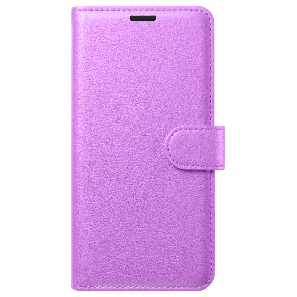 Étui Portefeuille Pour Galaxy S26 Avec Fonction Support Et Languette Magnétique Violet Zanaé
