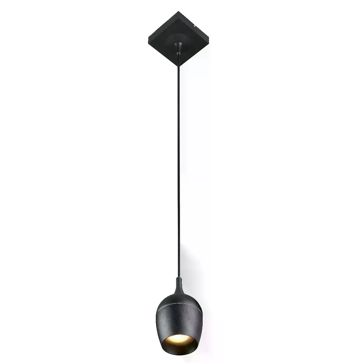 Suspension PRESTON en aluminium avec 1xGU10 - Noir - Lucide