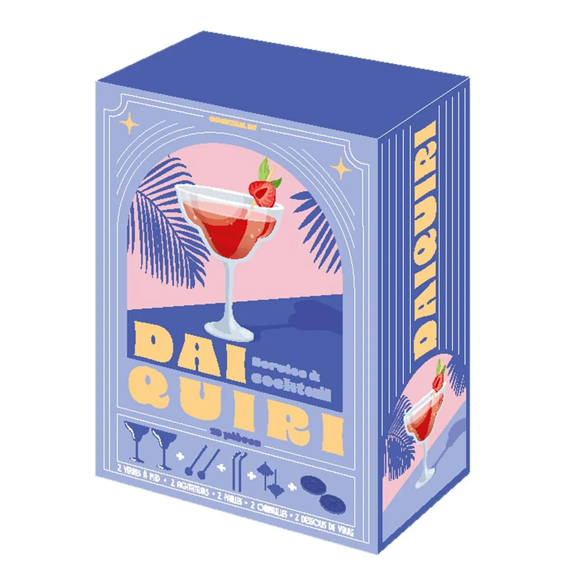 Coffret Cocktail - Cook Concept - Daiquiri - 10pcs - Bleu
