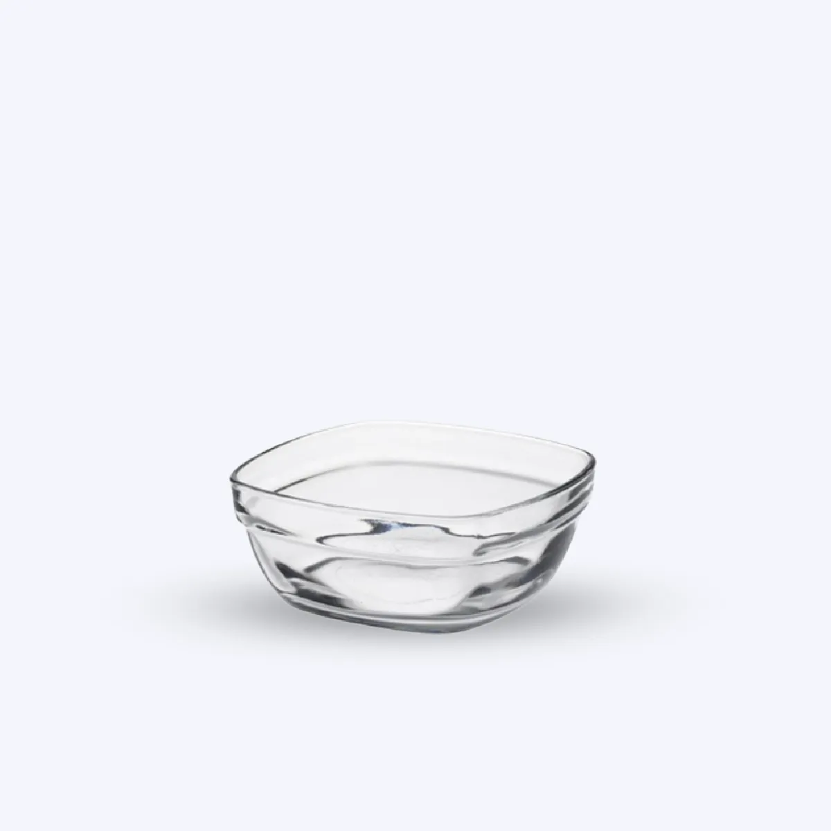 Lys - Coupelle carrée transparent 30cl (Lot de 6)