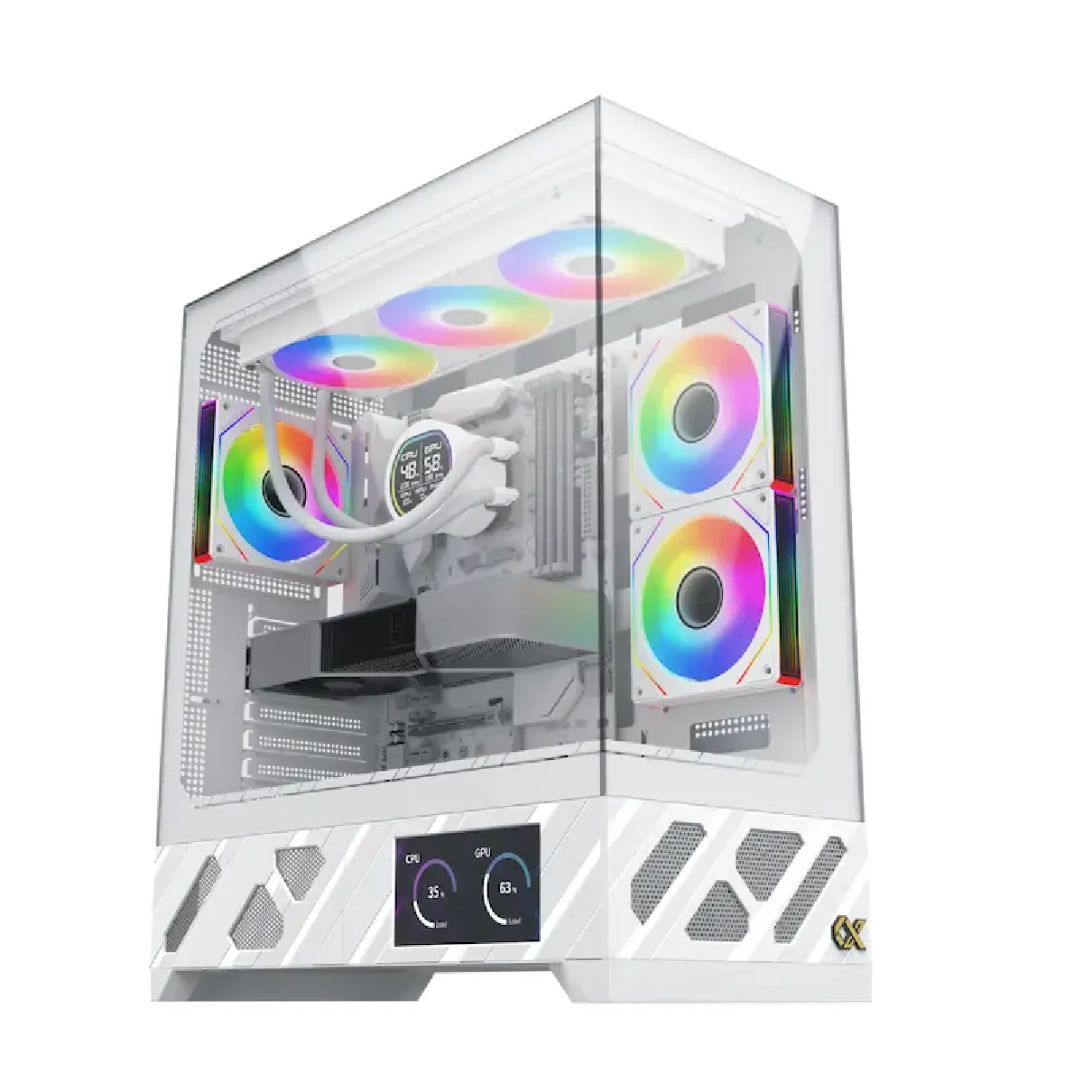 PC Gamer DAIMYO SHIRO A87F RTX57, Ryzen 7 8700F, RTX 5070, RAM 32GB DDR5, M.2 1TB, Win 11 Pro, Wifi - Neuf