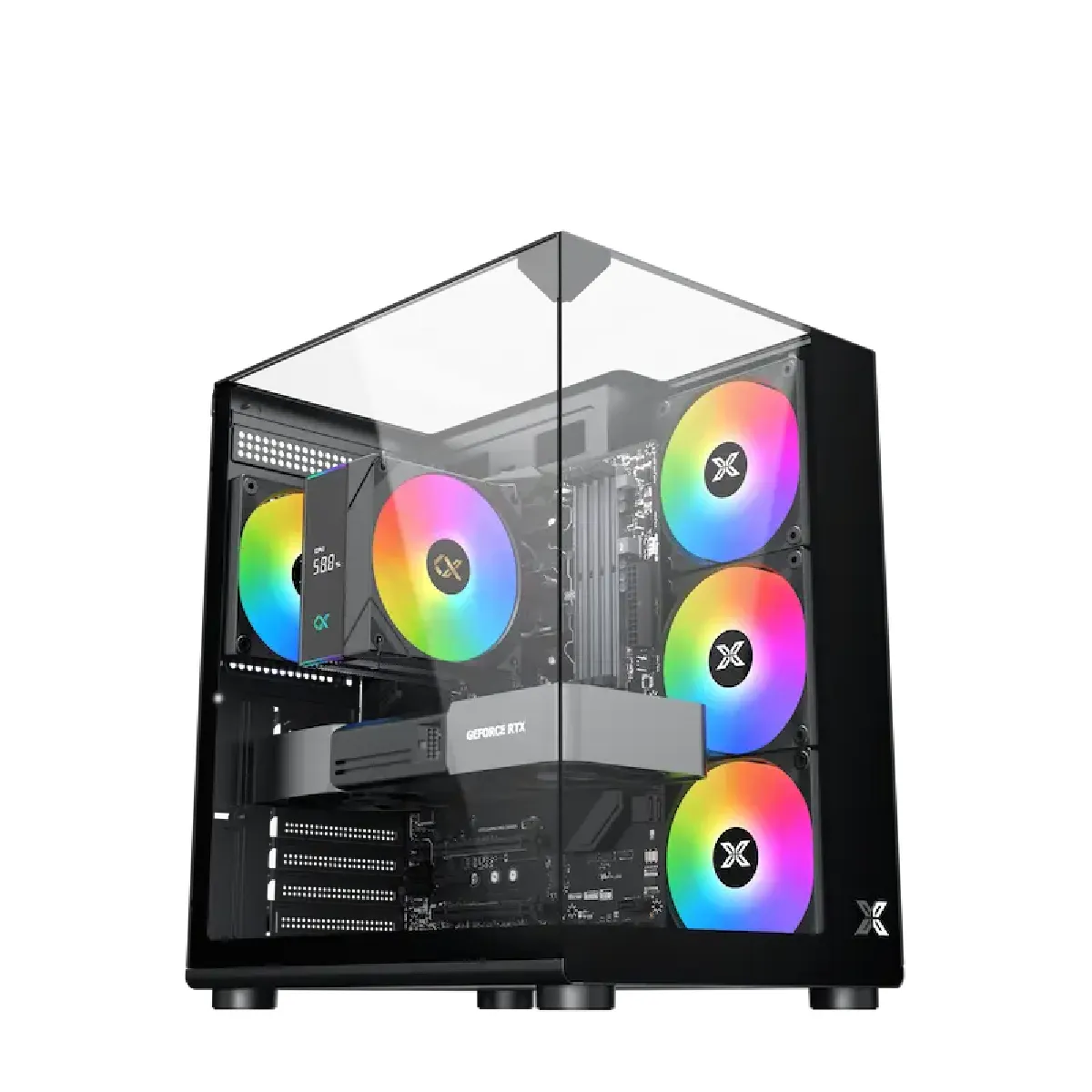 PC Gamer DAIMYO LITE A78X3D RTX57 - Ryzen 7 7800X3D - GeForce RTX 5070 - 32GB DDR5 - SSD M.2 1TB - WaterCooling 240mm ARGB - Windows 11 Pro - WiFi - Neuf